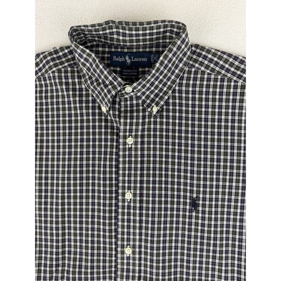 Ralph Lauren Other - VTG Ralph Lauren Yarmouth Men's 16 1/2 34/35 Plaid Long Sleeve Button Down Shirt